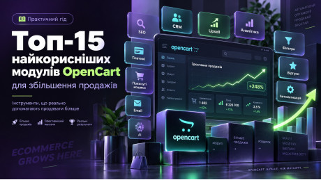 Топ-15 найкорисніших модулів OpenCart для збільшення продажів