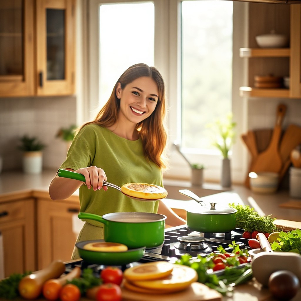 Сковорода TVS Sofia Blini 25 см, зелена (83062251920001з) — Відгуки та репутація